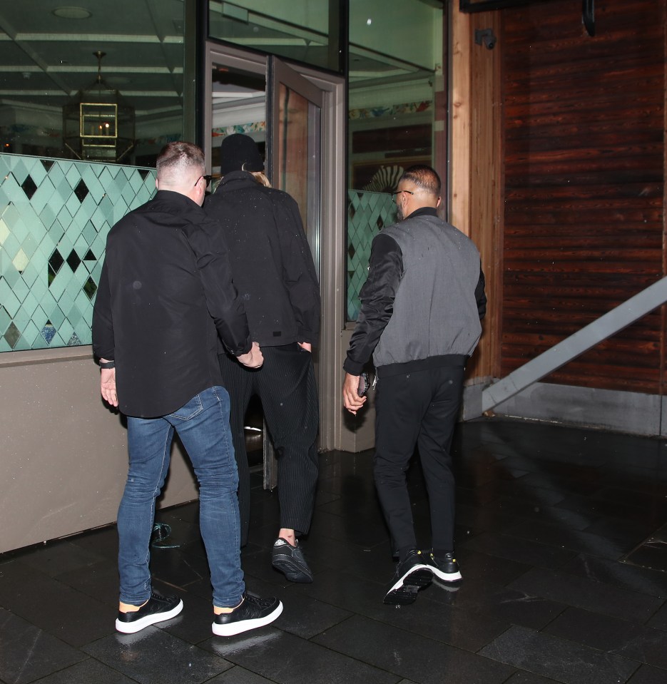 Haaland and Isabel entered through a secret side passage