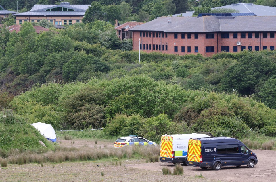 Police discovered a grave by the Northern Spire bridge in Sunderland