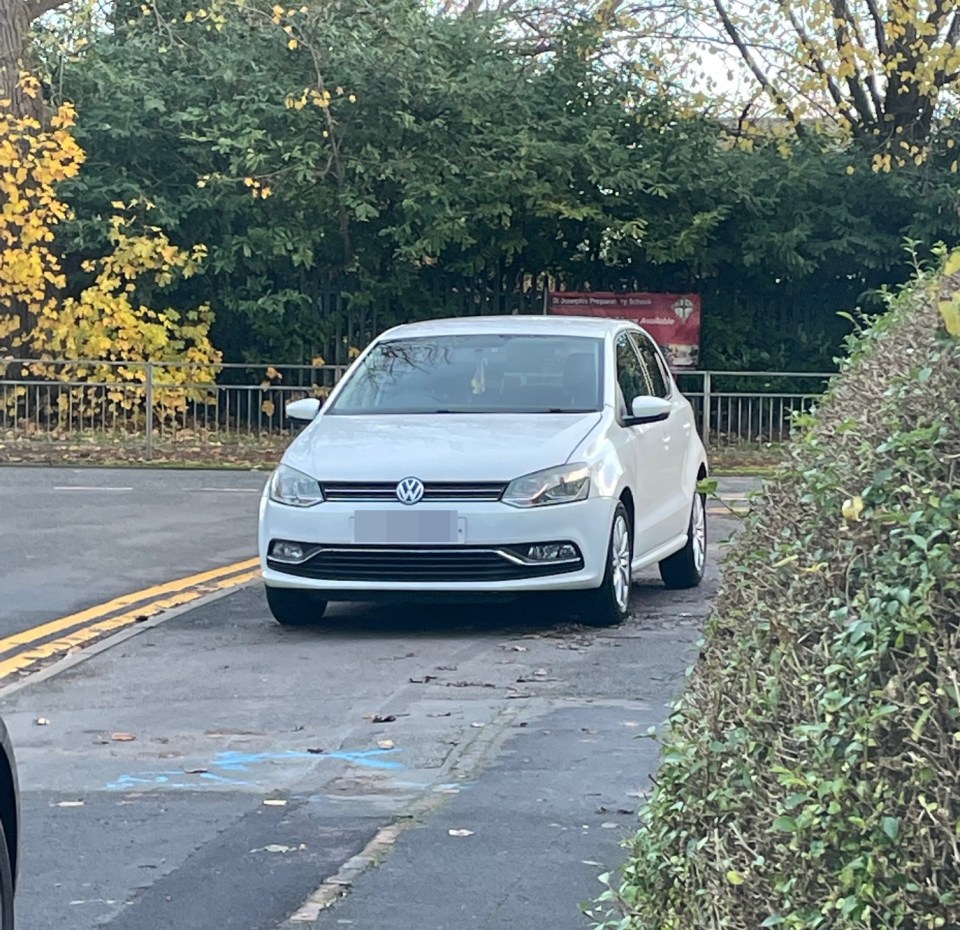 Some parents flaunt the rules and brazenly park on the pavement