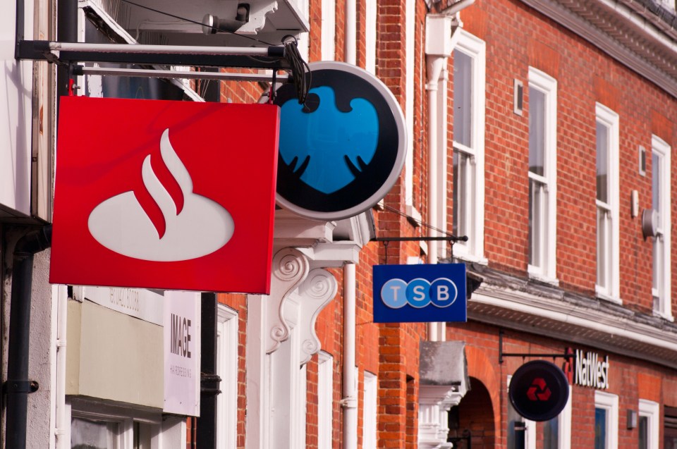 Nearly 100 bank branches are set to close in the next few weeks