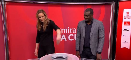 The former England goalkeeper paid tribute to it during the FA Cup fourth-round draw