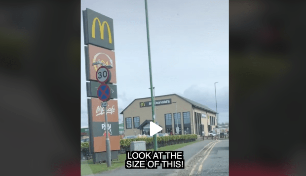 Formby is home to the largest drive-thru McDonald's in the country