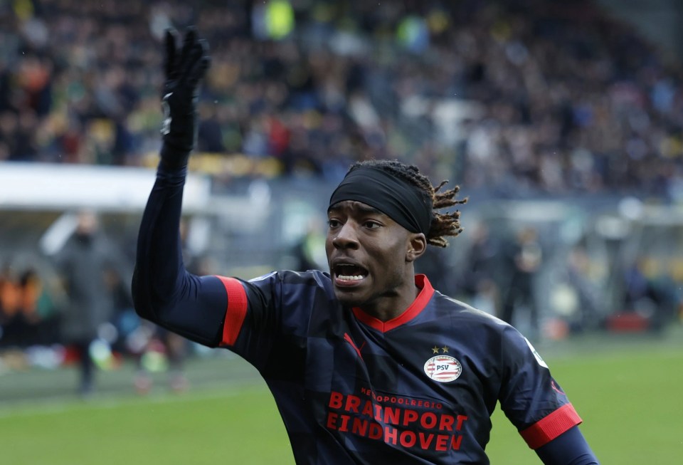 Noni Madueke also joined Chelsea during the busy January window