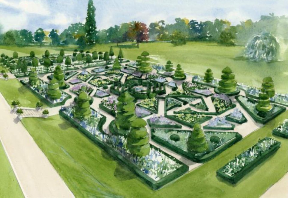 Artist’s impression of the planned ‘eco project’ at the Sandringham Estate