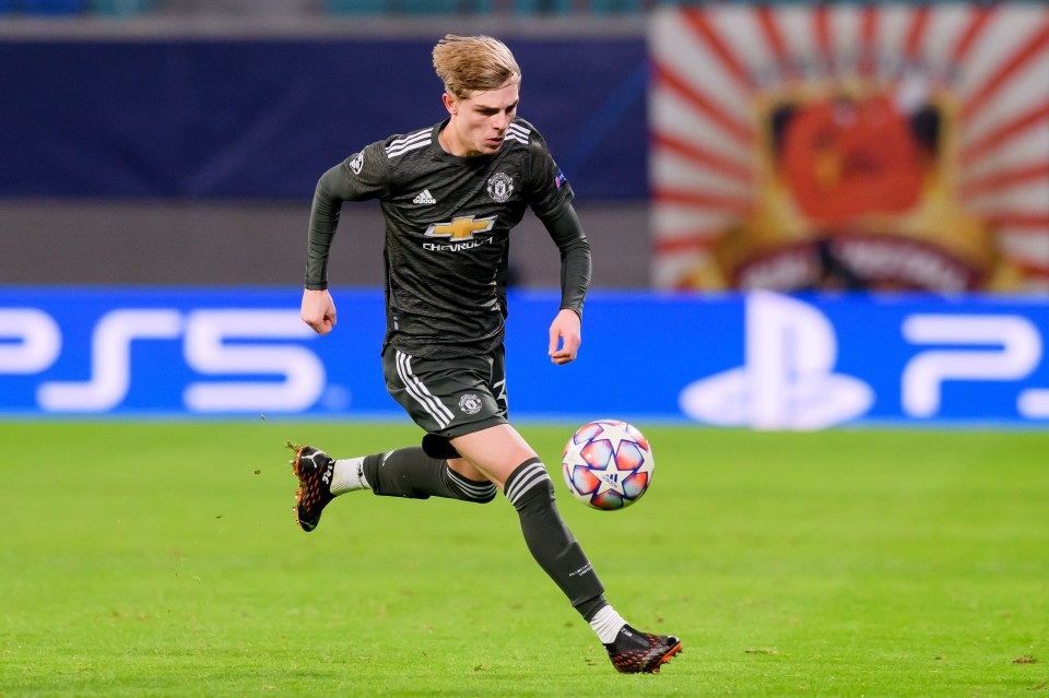 Williams, 22, has made 51 appearances for Man United's first team