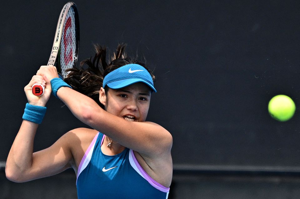 Emma Raducanu won in straight sets against Australian Open debutant Tamara Korpatsch