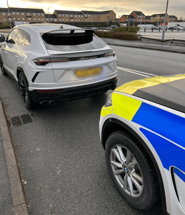 A Lamborghini driver had their £200k supercar taken off them because of a bizarre rule