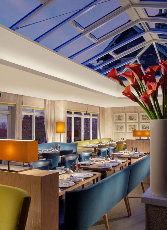 It has an Albert Roux restaurant set in its 34-acres of lands