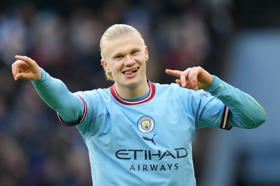Erling Haaland hit his 25th of the season