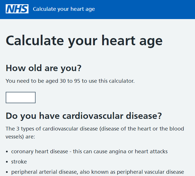 The heart quiz can help you discover the real age of your ticker to Credit: NHS