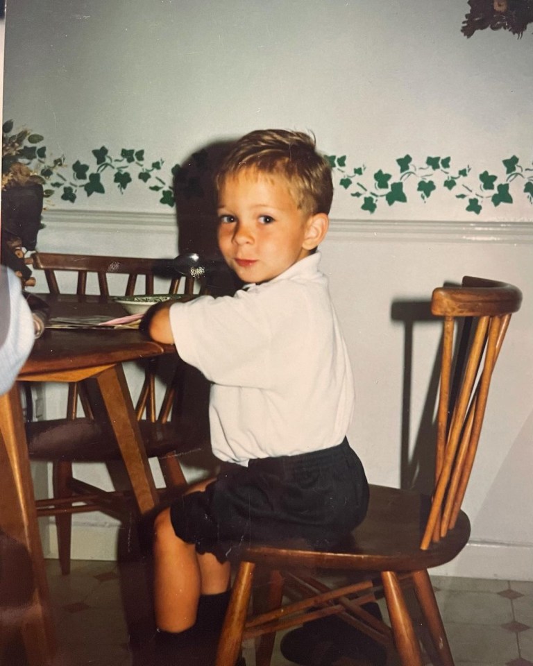 Joey when he was younger