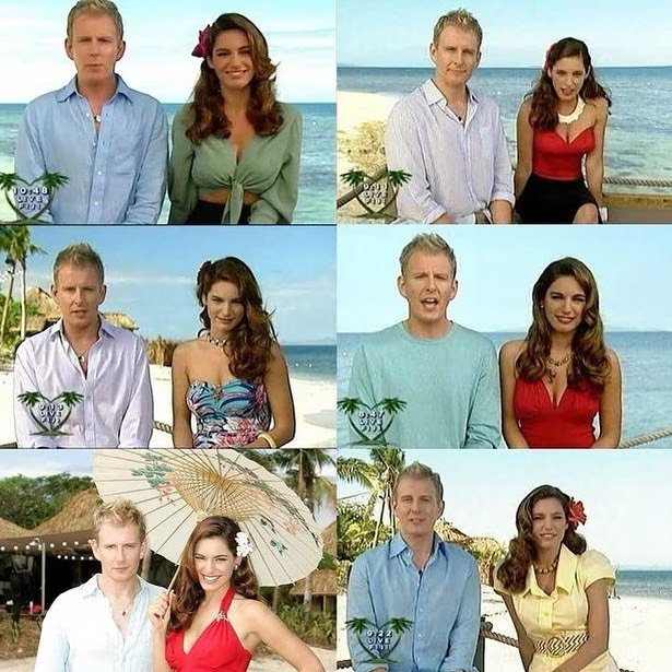 Kelly shared a collage of her presenting the show alongside Patrick Kielty