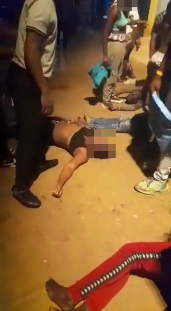 At least nine people have died in a stampede at a shopping centre in Uganda