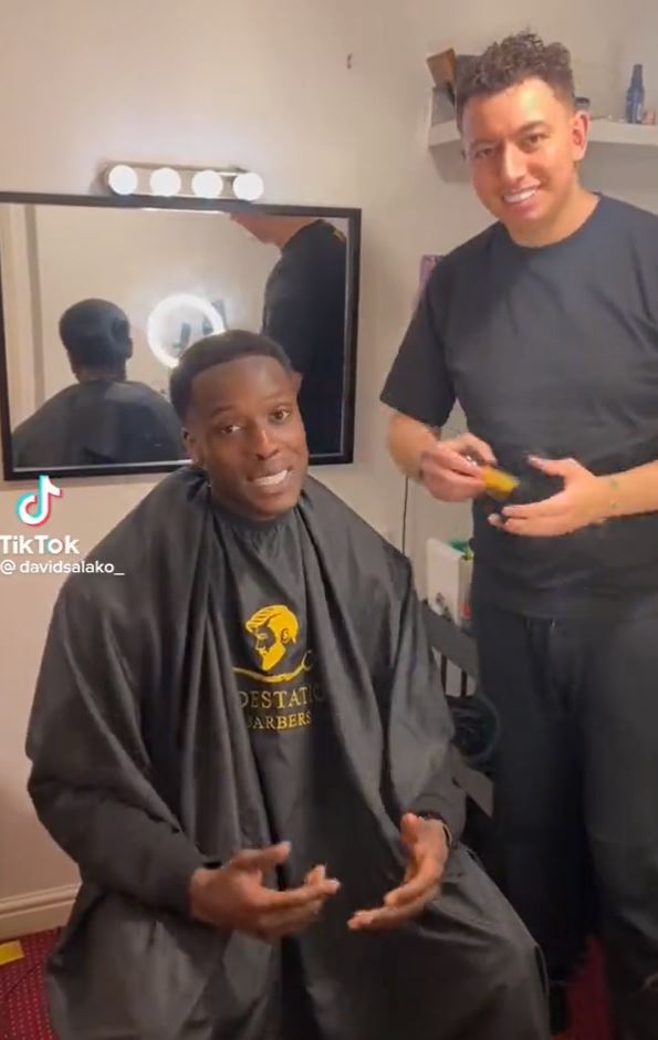 David Salako has hit out at Dami Hope after the star made a joke about his hair