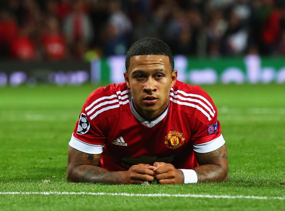 Depay played for Manchester United between 2015 and 2017
