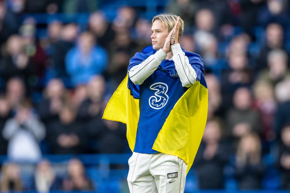 Mykhailo Mudryk was unveiled to the Stamford Bridge crowd last month