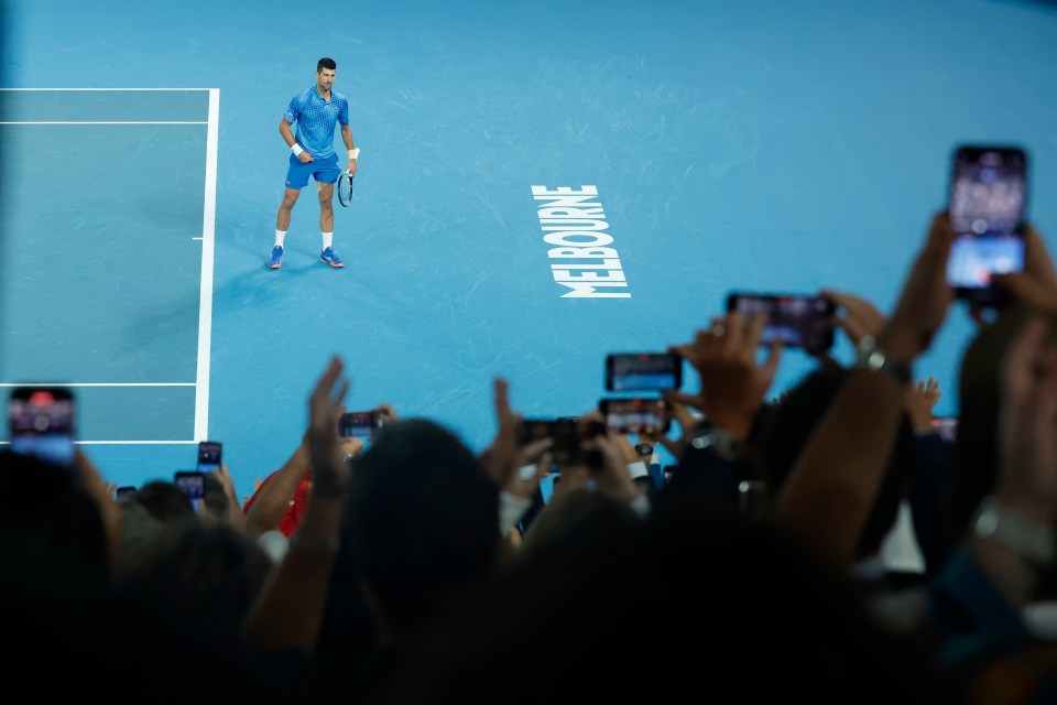 Djokovic had a message to share after his victory