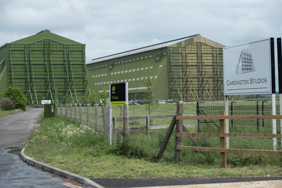 The secret location - an ex-RAF base near Bedford which hosted Batman and Star Wars films