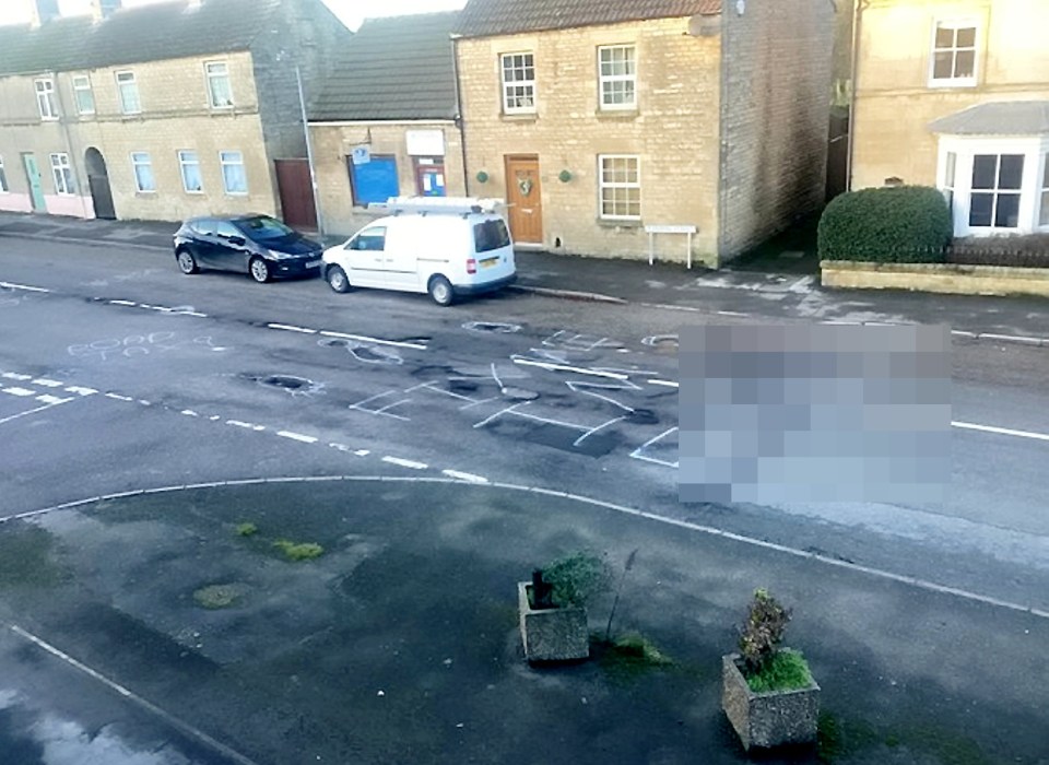 One resident made their feelings clear about the state of the road