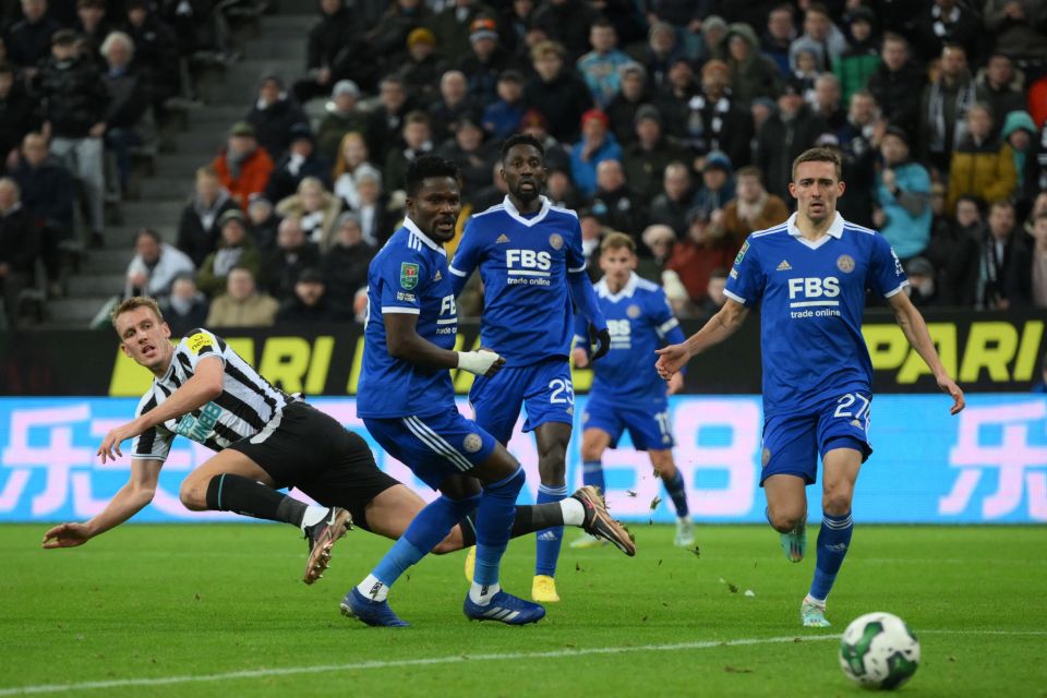 Defender Dan Burn broke the deadlock on the hour mark