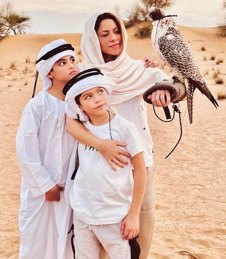 The pair have two kids together, Milan, nine, and Sasha, seven