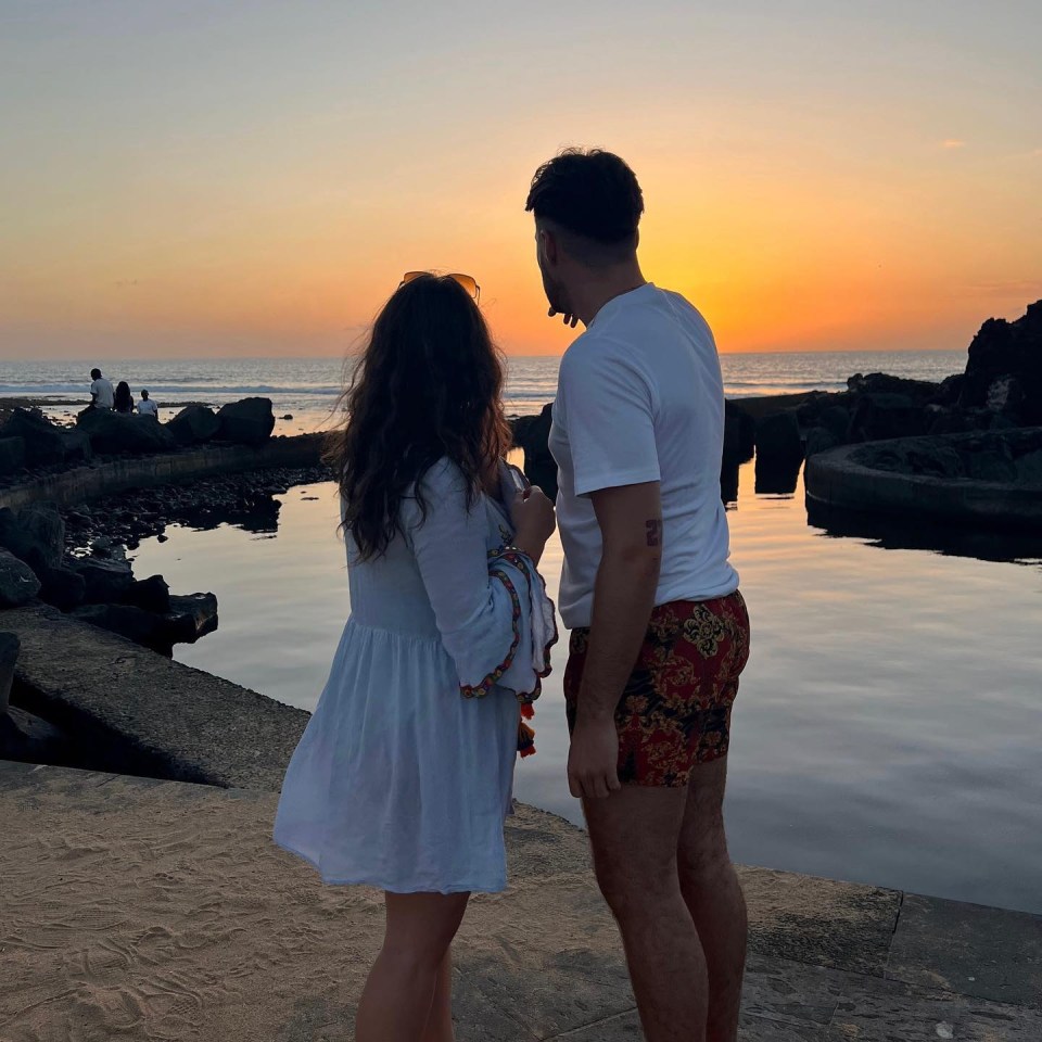 Ellie posted loved up snaps with her beau