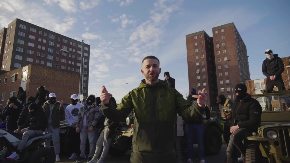The artists are linked to the Hellbanianz gang in Barking, East London