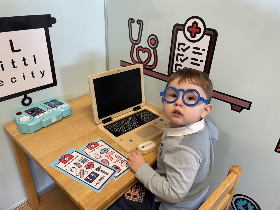 The toddler taught himself to read aged two years old