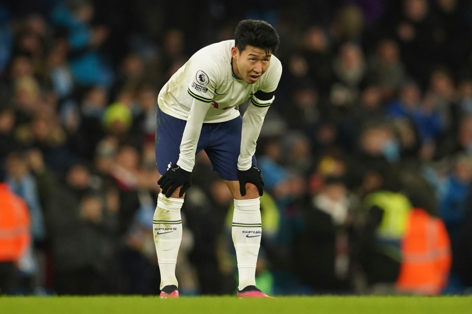Heung-min Son has only netted four times this term