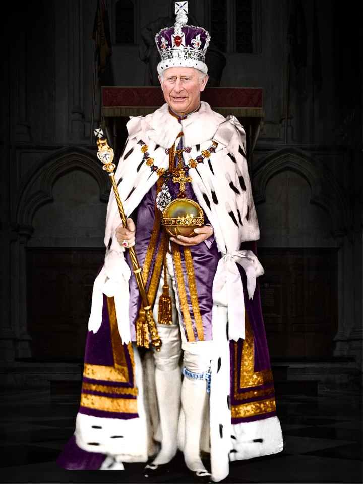 Our mock-up of what Charles would look like in breeches