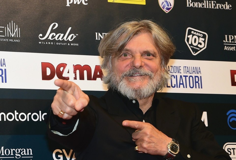 Club owner Massimo Ferrero was the target of a death threat