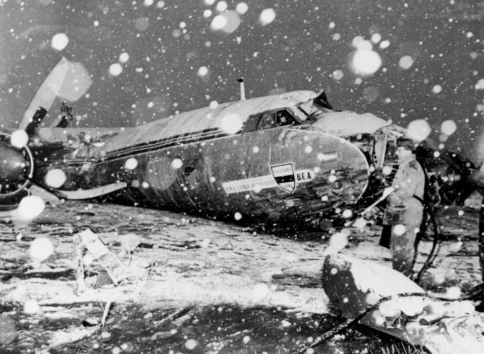 Eight Man Utd players were killed in the 1958 Munich air crash but Charlton miraculously survived