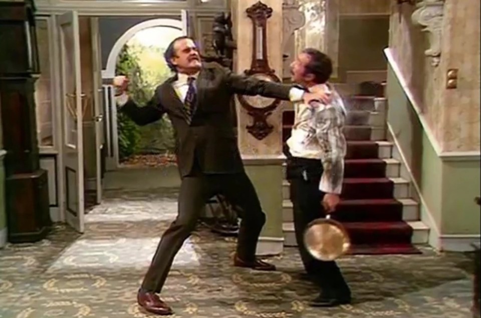 But John said Donald could also be 'irascible' - as John Cleese portrayed in the 1970s sitcom