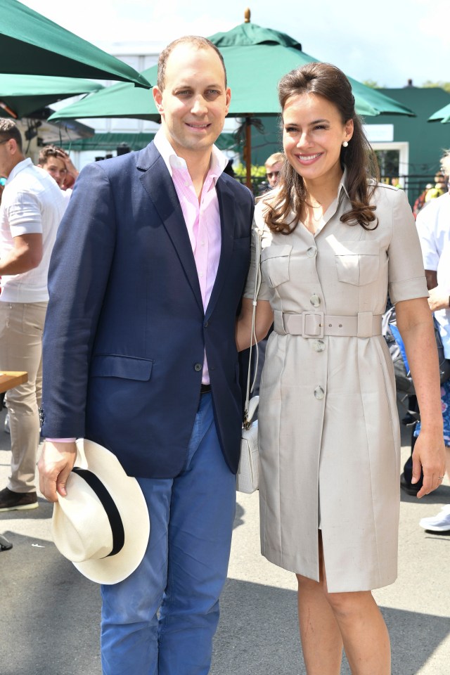 Sophie and Freddie at Wimbledon in 2019