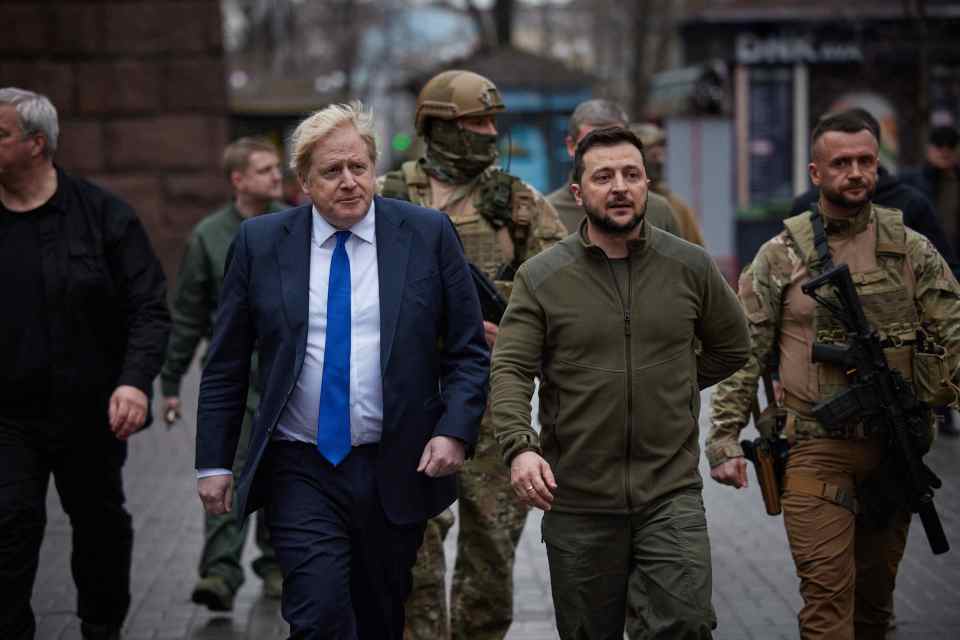 Boris Johnson became the first Western leader to visit Kyiv