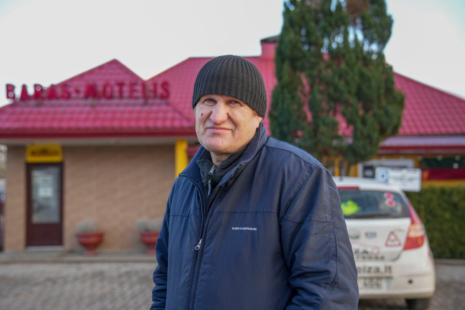 Sigitas, 58, was stationed in Ukraine when he was part of the Soviet military