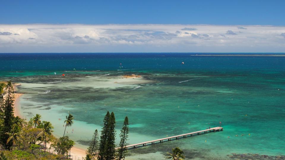 The tragic accident took place at the Chateau Royal beach on Sunday