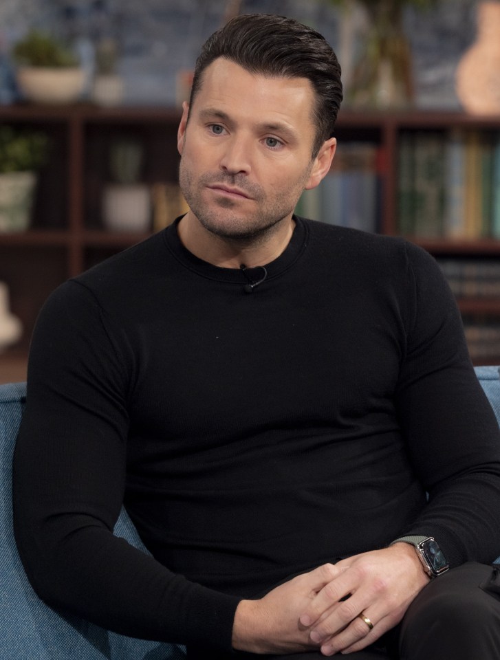 Mark Wright on the This Morning TV show.