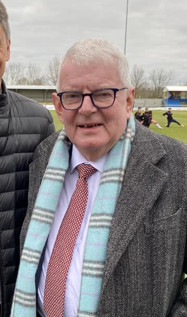 John Motson attended a match at Sutton United earlier this month