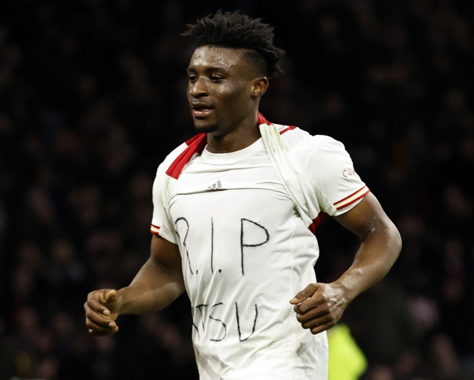 Mohammed Kudu paid an emotional tribute to the late Christian Atsu on Sunday