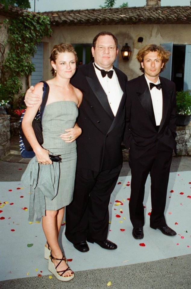 Zelda Perkins, pictured with former boss Weinstein, warned Rowena