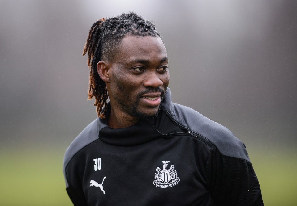 Former Chelsea and Newcastle winger Christian Atsu is trapped under rubble