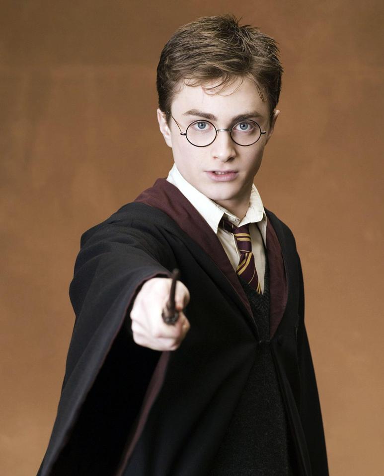 Daniel pictured as Harry Potter in 2007