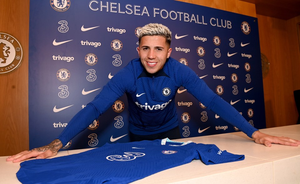 Chelsea broke the British transfer record to sign Enzo Fernandez