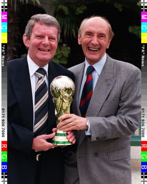 John Motson (left) and Barry Davies are both regarded as two of the best football commentators of all time