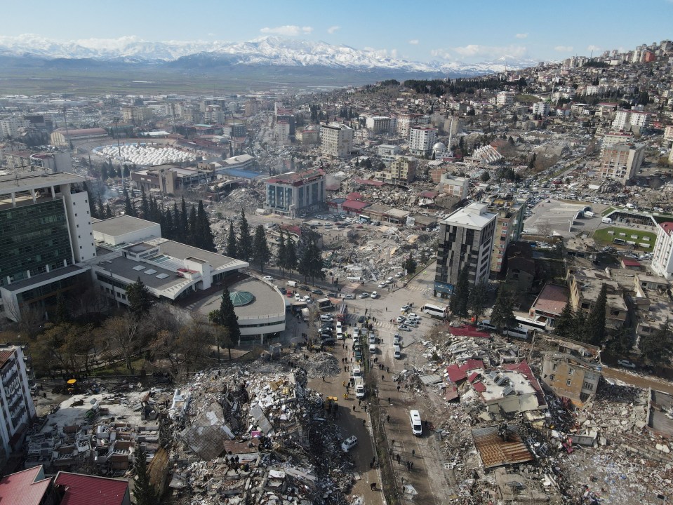 Haunting pictures show the scale of destruction after the earthquake in Kahramanmaras
