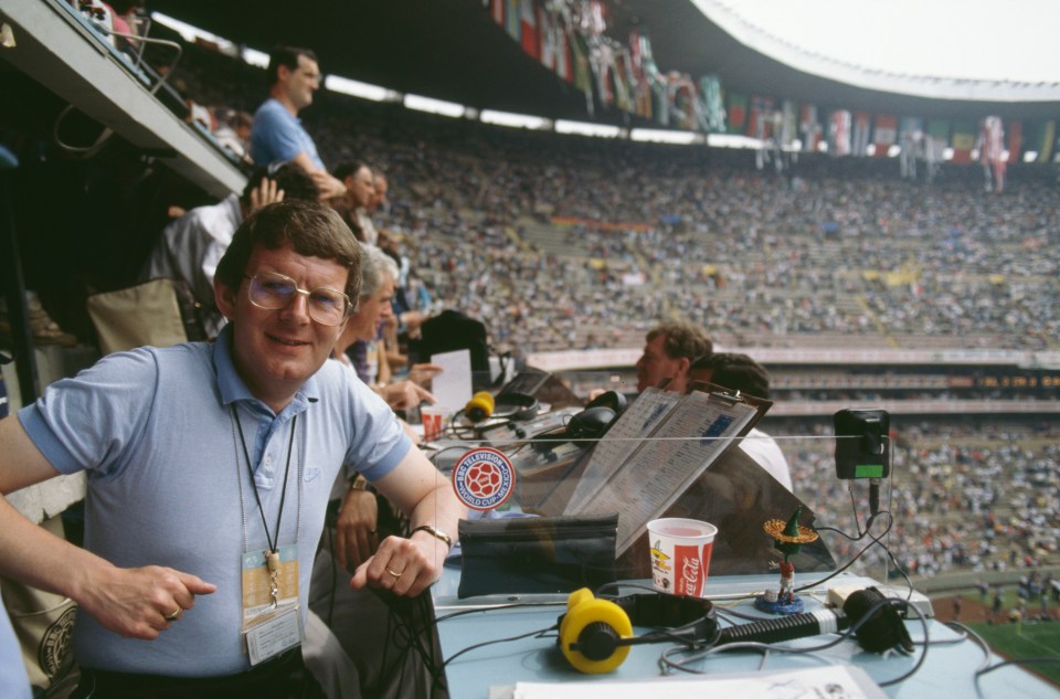 He became known as the voice of football