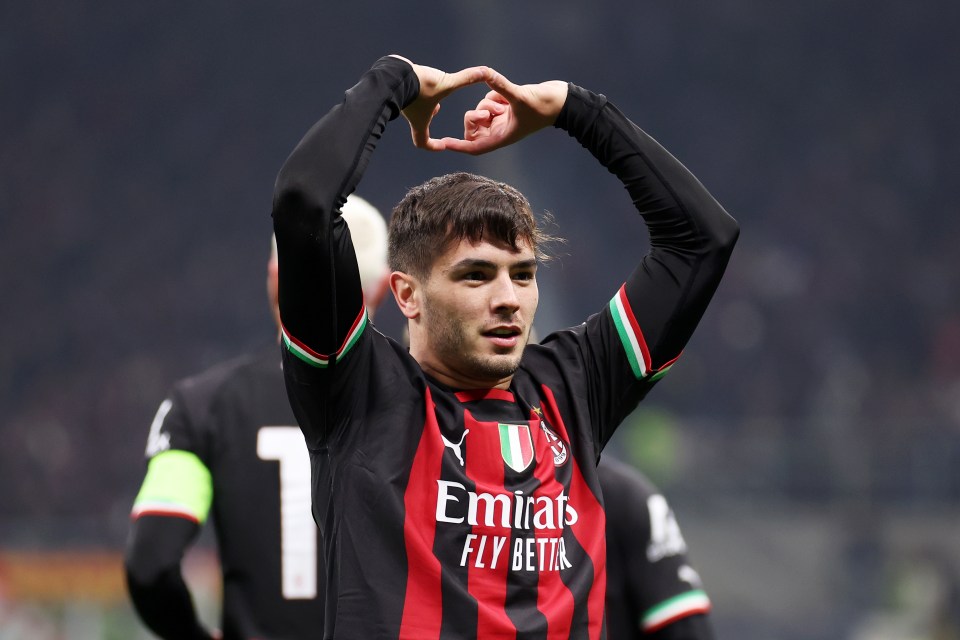 Brahim Diaz netted the only goal in the first leg of the last-16 tie