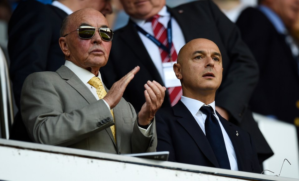 Joe Lewis and Daniel Levy have not shown an indication to sell