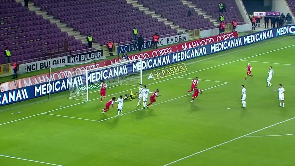The 97th minute winner was struck just hours before the earthquake
